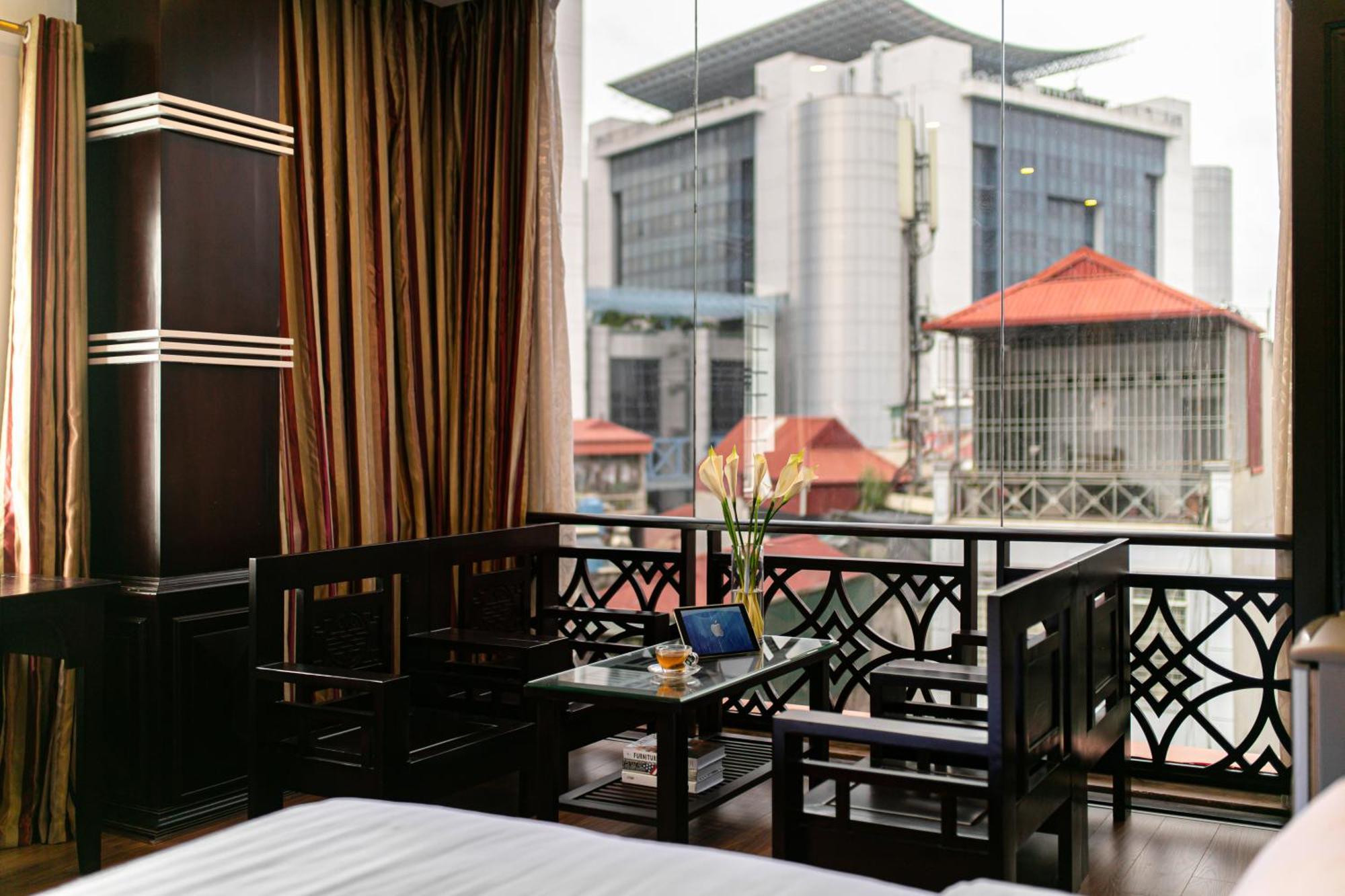 Duc Trong Hotel Hanoi Bagian luar foto
